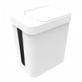 Lixeira 5 litros Branca 16X22X25cm Soprano