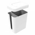 Lixeira 5 litros Branca 16X22X25cm Soprano