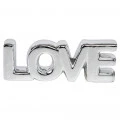 Palavra Love Decorativa Black Níquel Lyor