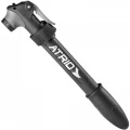 Mini Bomba Portátil de Mão para Bicicleta e Infláveis com 2 Adaptadores Preto Atrio