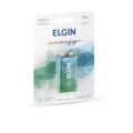 Bateria Alcalina 9V Elgin