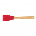 Pincel de Silicone e Bamboo Mor 25x5x2cm Vermelho 8561