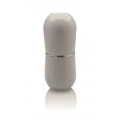 Porta Escova Cromo Belly com Tampa Branco Ou Martiplast
