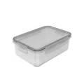 Pote Click Retangular 1,28 litros Natural Ou Martiplast