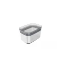 Pote Organizador Hermético Block Retangular 0,65 litros Natural Ou Martiplast