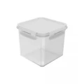 Pote Click Quadrado 1,5 litros Natural Ou Martiplast