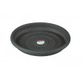 Prato Redondo Floreira 13cm Cinza Primafer