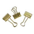 Prendedor para Papel 19mm Dourado com 12 unidades Tilibra