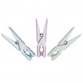 Prendedor de Roupas Emborrachado Fashion 12 Peças Mor 8x2x1cm 6063