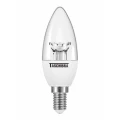 Lâmpada Led Vela TVL 25 Clara 3w E14 3000k Luz Quente Taschibra