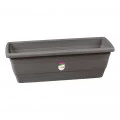 Floreira Retangular 50cm Cinza Atlas