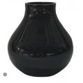 Vaso Decorativo de Vidro Preto D&A