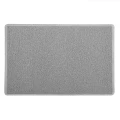 Tapete Capacho Vinil 40X60cm Liso Cinza Kapazi